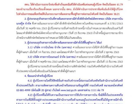 ข่าวสารสาระจาก สำนักงานคุ้มครองผู้บริโภค