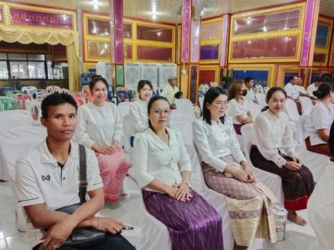 กิจกรรมเข้าวัดทำบุญ โครงการหิ้วปิ่นโตเข้าวัด ฟังธรรม
