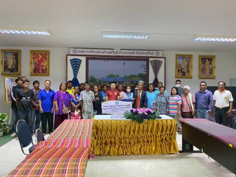 ช่วยเหลือประชาชนผู้ประสบปัญหาวาตภัย พื้นที่ตำบลศรีภูมิ