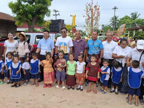 สืบสานประเพณี แห่เทียน ถวายเทียนพรรษา ประจำปี 2568